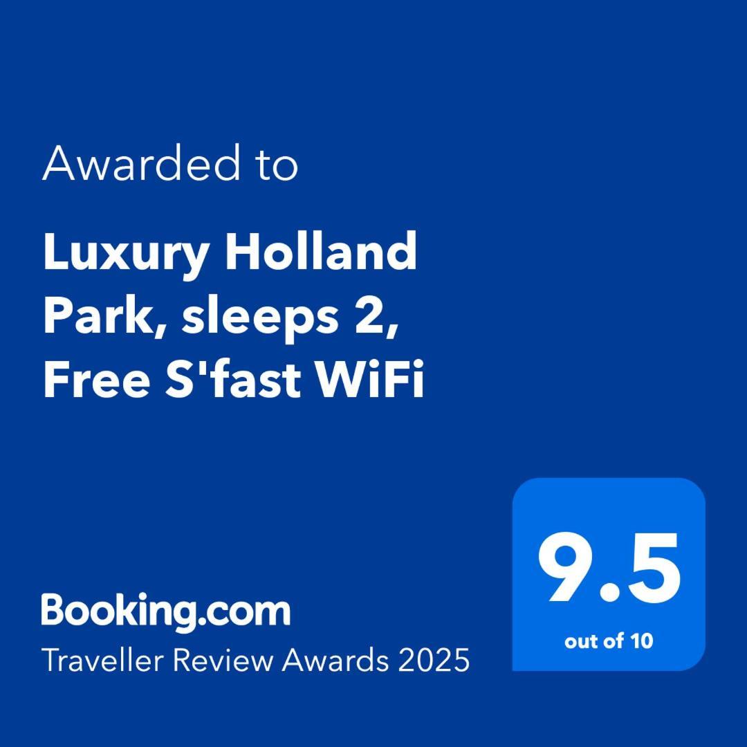 Luxury Holland Park, Sleeps 2, Free S'Fast Wifi Apartment Лондон Екстериор снимка